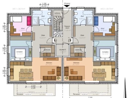 Baugrundstück für ein Mehrfamilienhaus mit 6 Einheiten in Wangerland!
